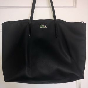 Large black Lacoste Tote